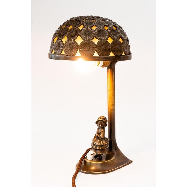 Jugendstil Table Lamp, Vienna, 1907 For Sale - Image 16 of 18