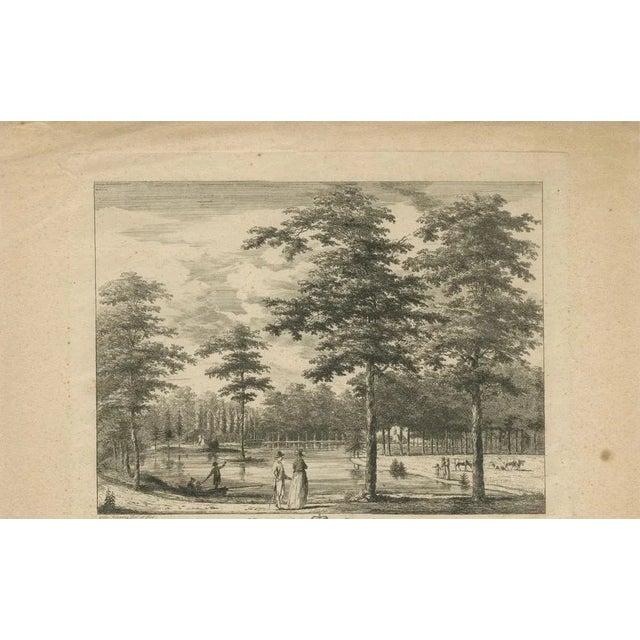 Boving, Grand Pond at Biljoen, Dedicated to Princess Wilhelmina, 1790, Print For Sale - Image 6 of 10