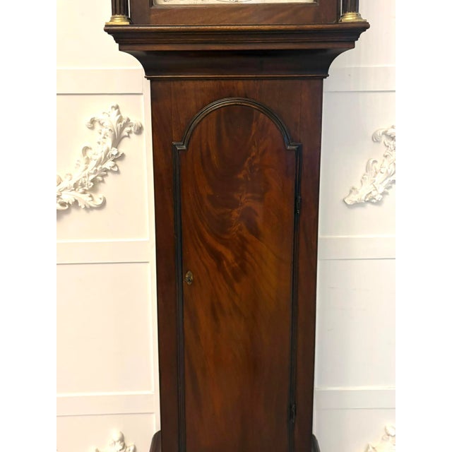 Antique Georgian Mahogany 8 Day Longcase Clock by James Field of Hempstead, 1785 For Sale - Image 6 of 17