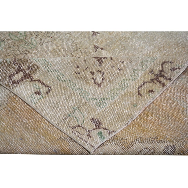 Vintage Turkish Anatolian Hand Knotted Wool Rug, 5'10''x10'1'' For Sale - Image 4 of 5