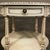 Antique French Louis XVI Painted Oval Side Table With Leather Top For Sale - Image 12 of 17