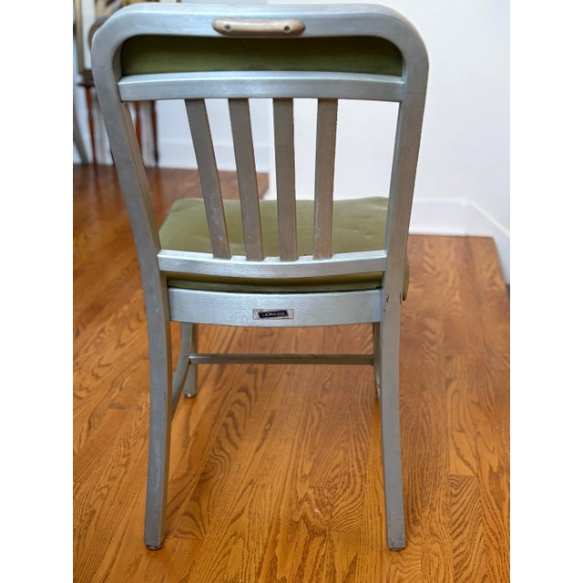 Mid-Century Modern 1958 Olive Green Emeco 1022 Chair For Sale - Image 3 of 5
