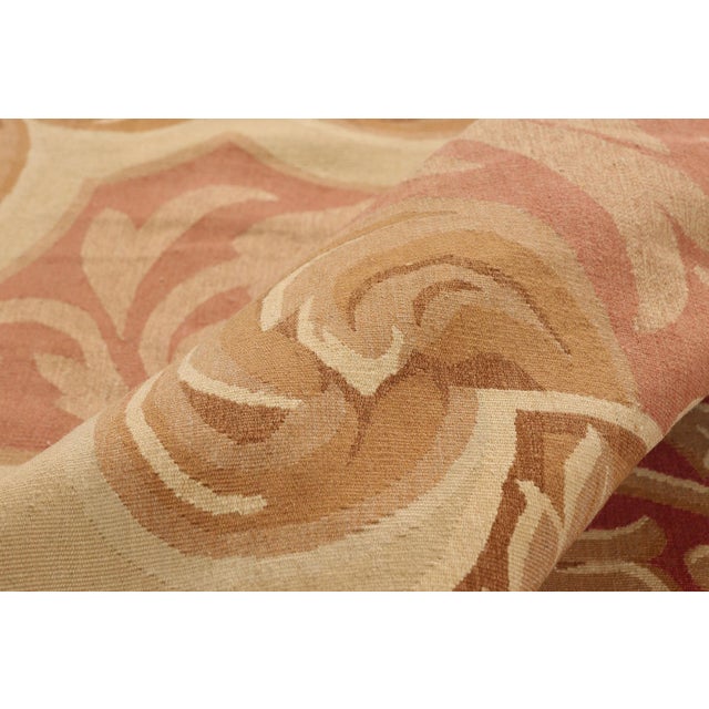 Vintage Chinese Aubusson Rug, 12'00 X 17'11 For Sale In Dallas - Image 6 of 10