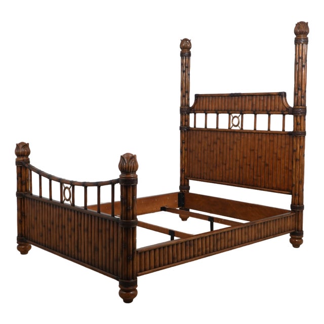 Tommy Bahama Island Estate West Indies Bamboo Bed For Sale