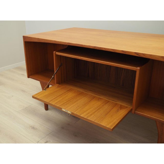 Vintage Danish Teak Desk by Vald Mortensen, 1960s For Sale - Image 9 of 18