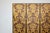 Four-Panel Red and Gold Screen with Hand-Painted Floral and Foliate Motifs For Sale In New York - Image 6 of 12