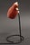 1950s Red Lacquered Table Lamp, 1950s For Sale - Image 5 of 11