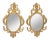 Late 20th Century Giltwood Framed Hanging Wall Mirror - a Pair For Sale