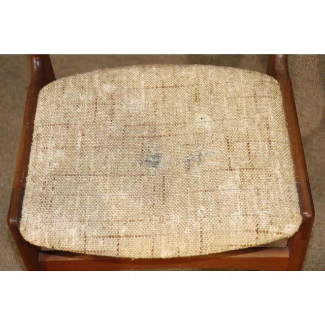 Wood Mid 20th Century Erik Buch Style Chairs - 4 Pieces For Sale - Image 7 of 9