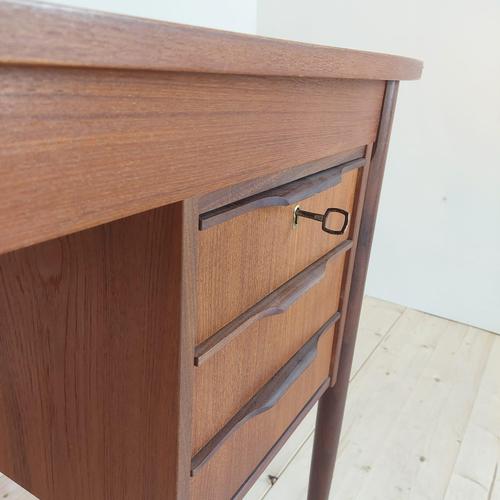 Mid-Century Teak Desk, Denmark, 1960s For Sale - Image 6 of 8