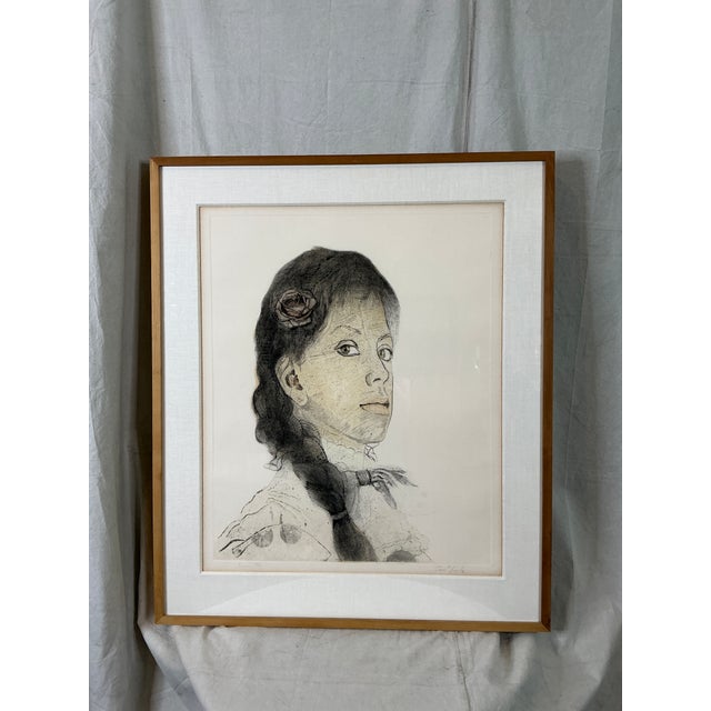 1980s Set of Four “Carmen” Works by Tomás Lasansky — Drypoint Etchings & Working Studies, Framed For Sale - Image 12 of 18