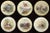 Gilded Age Fauna: William Mussill's Masterpieces for the American Market Object: Set of Six Porcelain Cabinet Plates (Bird...