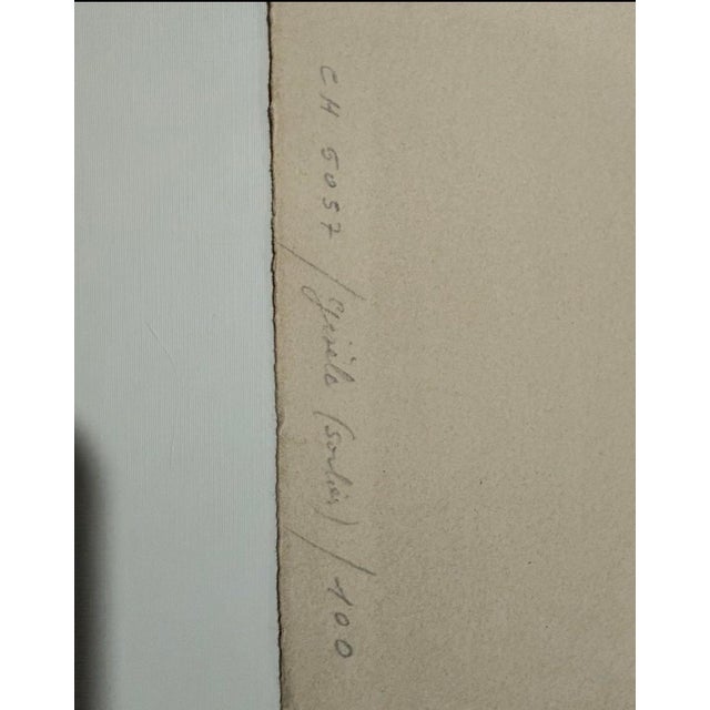 Signed 1965 Jean Carzou Lithograph – Sorlier Paris Printer’s Proof on Arches Paper, Framed For Sale - Image 12 of 12