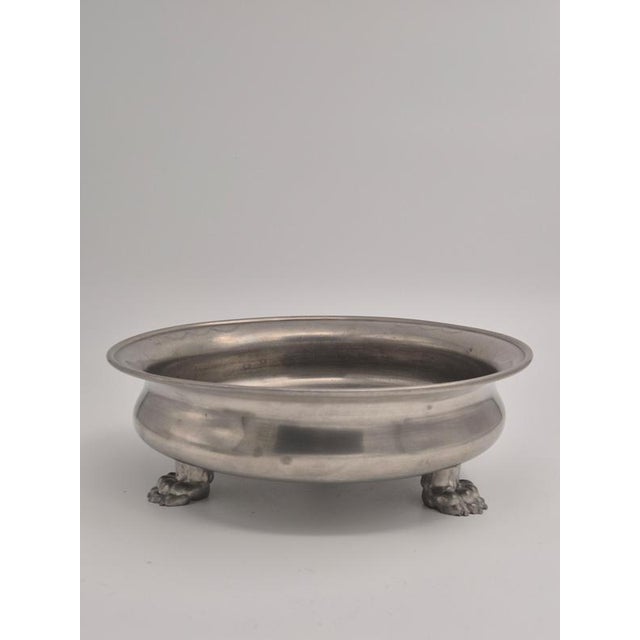 Swedish Grace Pewter Bowl attributed to Anna Petrus for Firma Svenskt Tenn, 1928 For Sale - Image 11 of 12