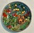 MCM Neiman Marcus Tropical Rainforest Tiger and Toucan Pewter and Ceramic Plates - A Six Piece Set For Sale - Image 4 of 6