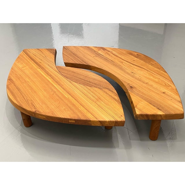 Wood Pierre Chapo Original Wood Coffee Table Mid Century T22c For Sale - Image 7 of 14
