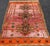 Dark Pink Vintage Caucasian Kazak Rug With Tribal Medallions in Pink and Orange 3'9 X 5'9 For Sale - Image 8 of 11