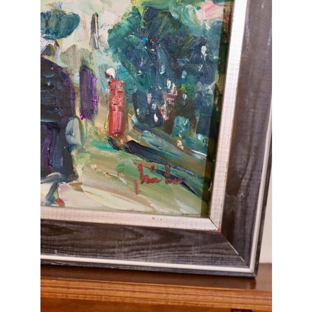 Eric Lo Ohlqvist, Southern Village, 1960s, Oil on Canvas, Framed For Sale - Image 4 of 11