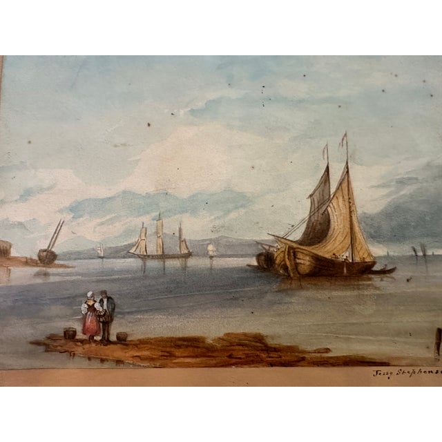 Relive the nostalgia and romance of the 19th Century with this original watercolor by Jessy Stephenson. The details are...