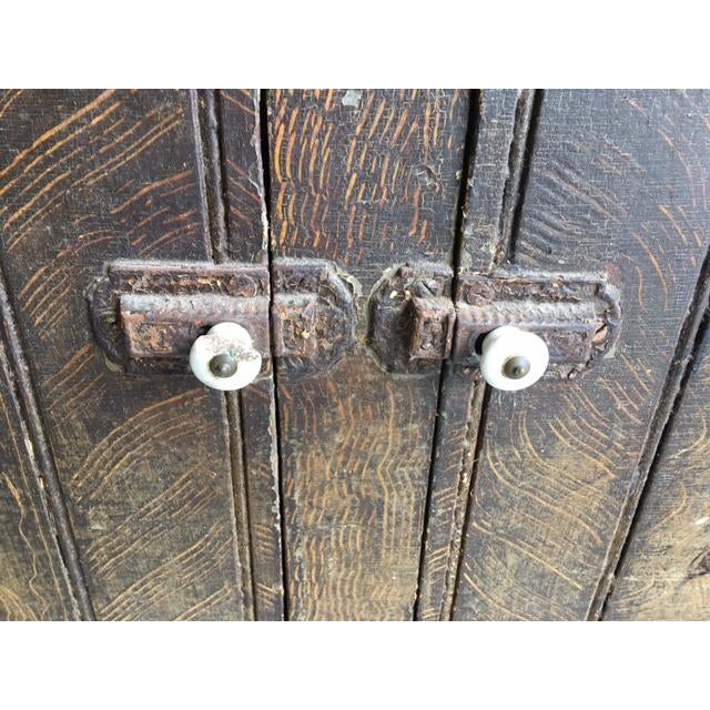 Farmhouse Country Primitive Stepback 1850s Cupboard For Sale - Image 14 of 18