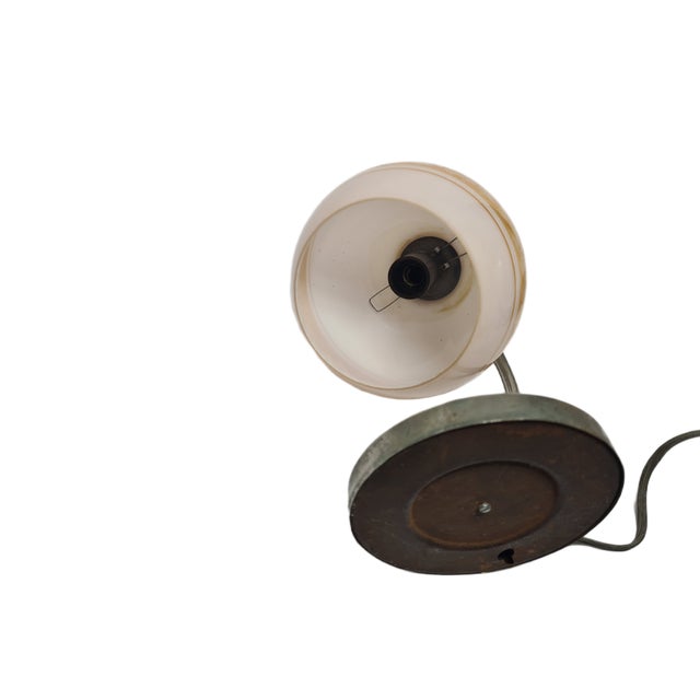 Art Deco Bedside Lamp, Belgium, 1950s For Sale - Image 10 of 14