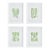 Assorted Leaf Prints, Set Of 4 For Sale
