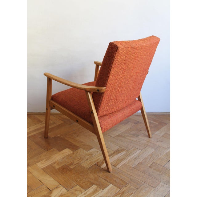 Brown Mid-Century Armchairs, Former Czechoslovakia, 1960s, Set of 2 For Sale - Image 8 of 18
