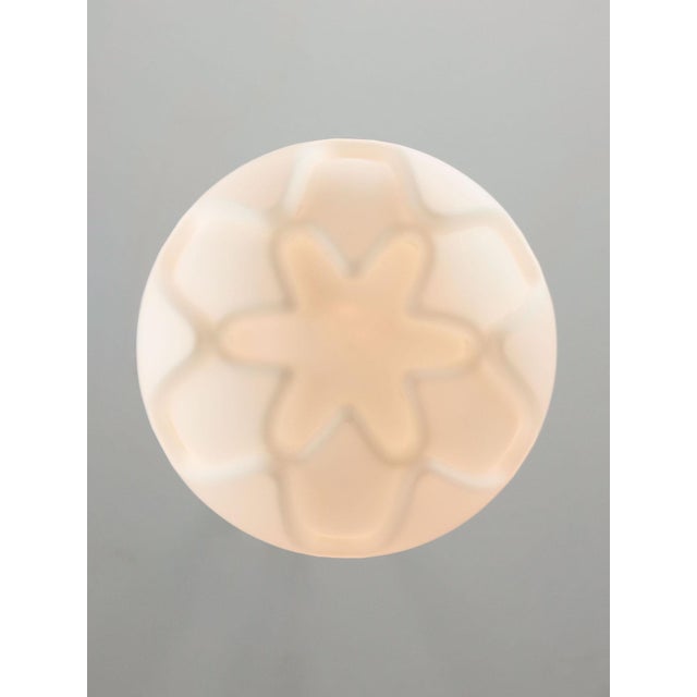 Mid-Century Modern Italian Pendant Lamp in Brass and Opaline For Sale - Image 10 of 15