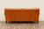 Vintage 1970s Honey Tan Leather Sofa | Tufted Feather Cushion Sofa, American Mid-Century Lounge Seating For Sale - Image 10 of 18