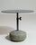 21st Century Poland Deep Charcoal Grey Round Stone-Base Side Table For Sale - Image 9 of 10