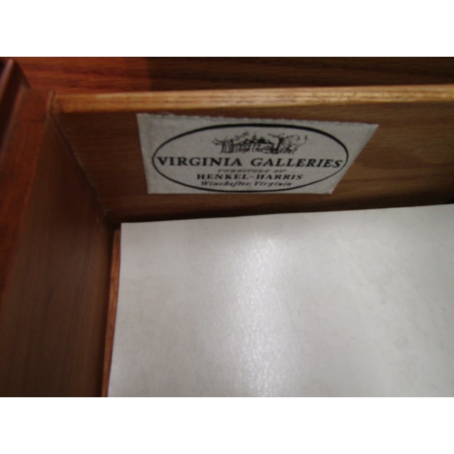 Henkel Harris Solid Cherry Dresser With Mirror For Sale - Image 9 of 15