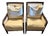 A Rudin Light Brown Leather Armchairs (2) For Sale