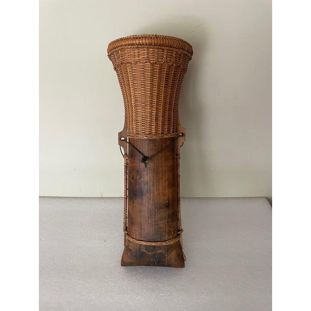 1950s Laotian Khmu Knife Holder Basket, 1950s For Sale - Image 5 of 5