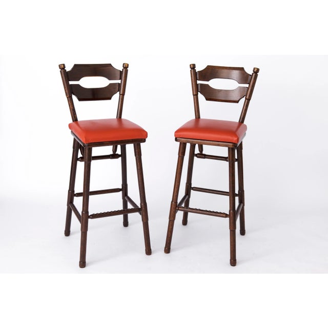 Set of Vintage German Bar Stools, 1980s For Sale - Image 10 of 10