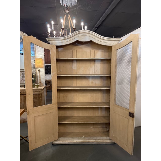 French 19th Century French Painted Bibliothèque For Sale - Image 3 of 12