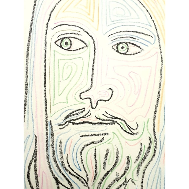 Jean Cocteau Jean Cocteau, Christ, Lithograph, 1957 For Sale - Image 4 of 11