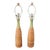 Vintage Pair of Lamps, Ceramic For Sale