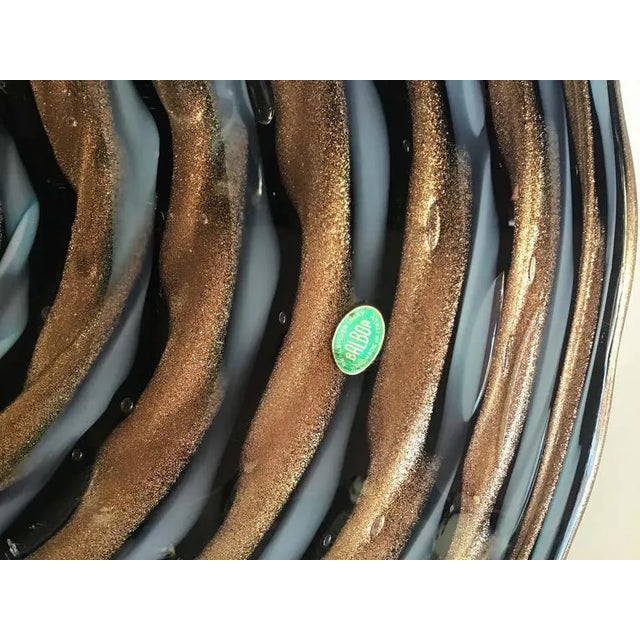 Glass 1960s Murano Swirled Glass Table Top by Balboa For Sale - Image 7 of 8