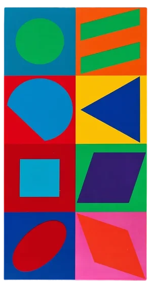 Victor Vasarely, Geometric Composition, 1980s, Multiple