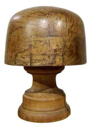 Hat Block on Stand by Riva Marchesi for Paris Milliners, 1900s