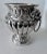 Metal 19th C .Dutch Silver Plate Ribbed Repoussé Champagne Ice Bucket with Lion Handle For Sale - Image 7 of 9
