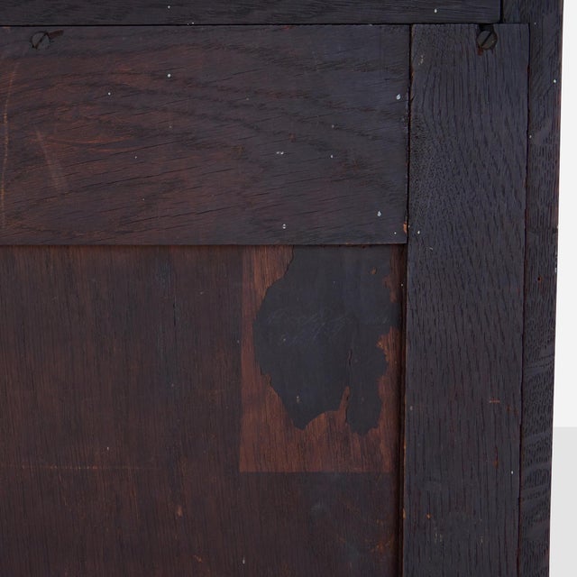 1910s 1910s Large Two-Door Bookcase by Gustav Stickley For Sale - Image 5 of 15
