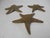 Metal Vintage Brass Starfish Sculpture Set Natural Specimen Art, Korea 1960's For Sale - Image 7 of 7