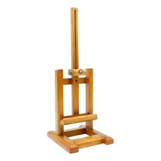 Vintage Mexican Small Wood Artist Easel For Sale