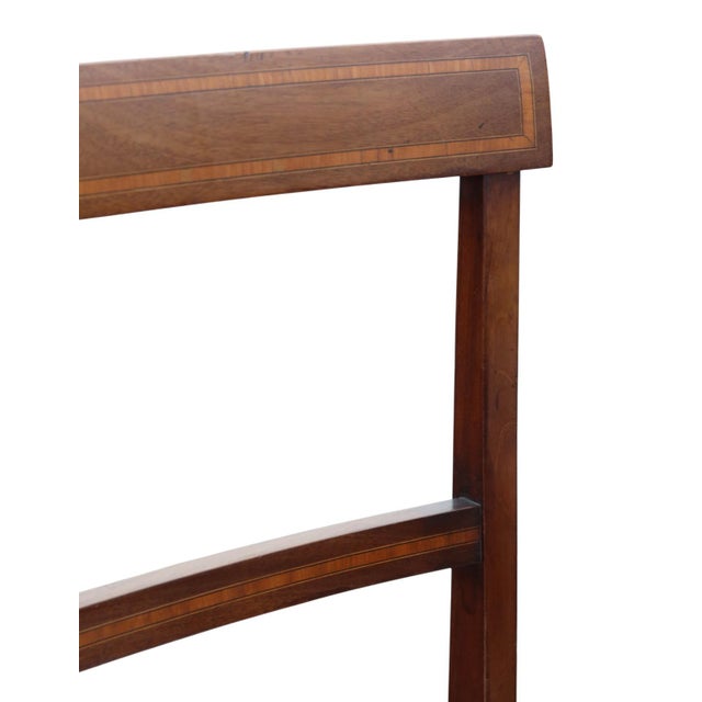 Antique Edwardian Art Nouveau Dining Chairs, Set of 8 For Sale - Image 9 of 12
