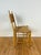 Charlotte Perriand style dining chair dating from the 1960s-70s, sourced from Europe. Maker/designer unknown. Thick woven...