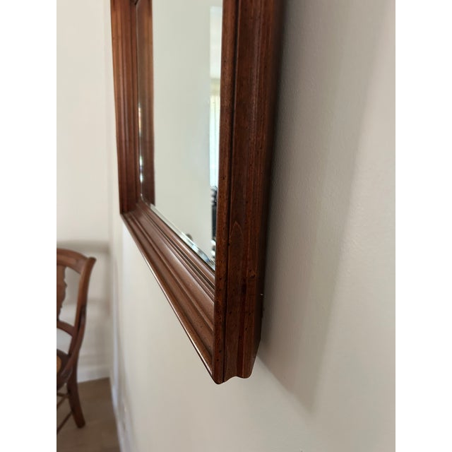 Early 21st Century Uttermost of Rocky Top Virginia Wood Beveled Wall Mirror For Sale - Image 10 of 10