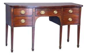 Late 18th Century English Mahogany Serpentine-Front Sideboard