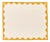Misette Monaco Appliqué Border Linen Placemats - Set of 4, Camel For Sale
