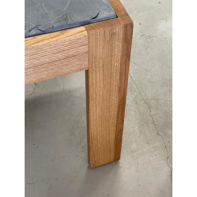 Slate Top Oak Tables For Sale - Image 12 of 12